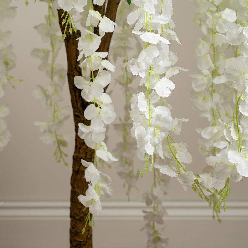 150cm Cream Artificial Wisteria Tree